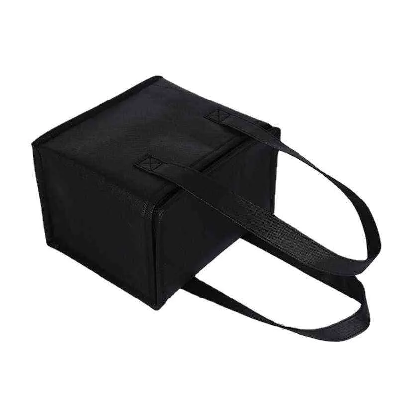 Portable Thermal Insulated Cooler Box Large Outdoor Camping Lunch Bento Bags Trips BBQ Meal Drink Zip Pack Picnic Supplies Y220524