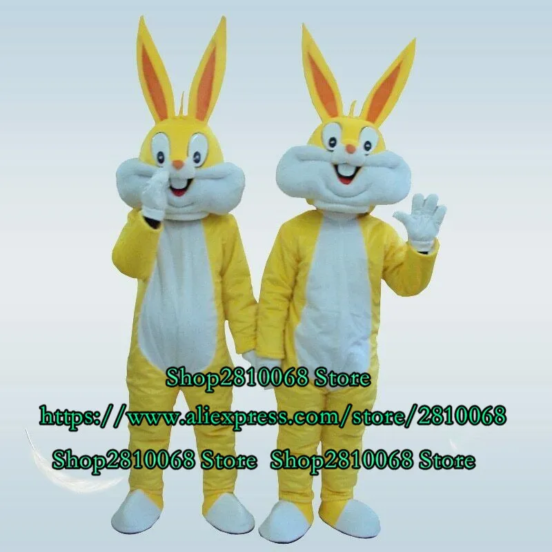 Costume de poupée de mascotte Lapin de Pâques Costume de mascotte Costume de dessin animé Jeu de rôle Jeu de fête Carnaval Noël Publicité Vêtements Cadeau d'anniversaire 11