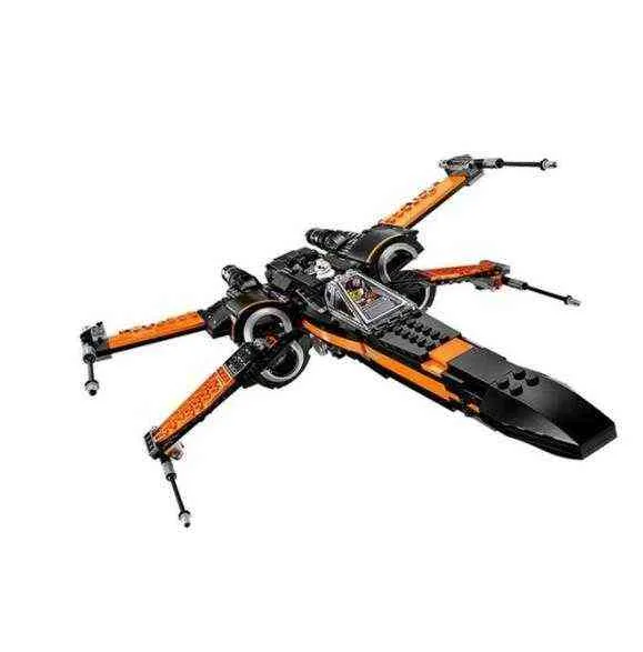 La saga di Skywalker Star Plan 75102 75149 75211 X Wing Clone Wars X Tie Fighter di Poe 05004 Blocchi di costruzione Giocattolo MJDZSW