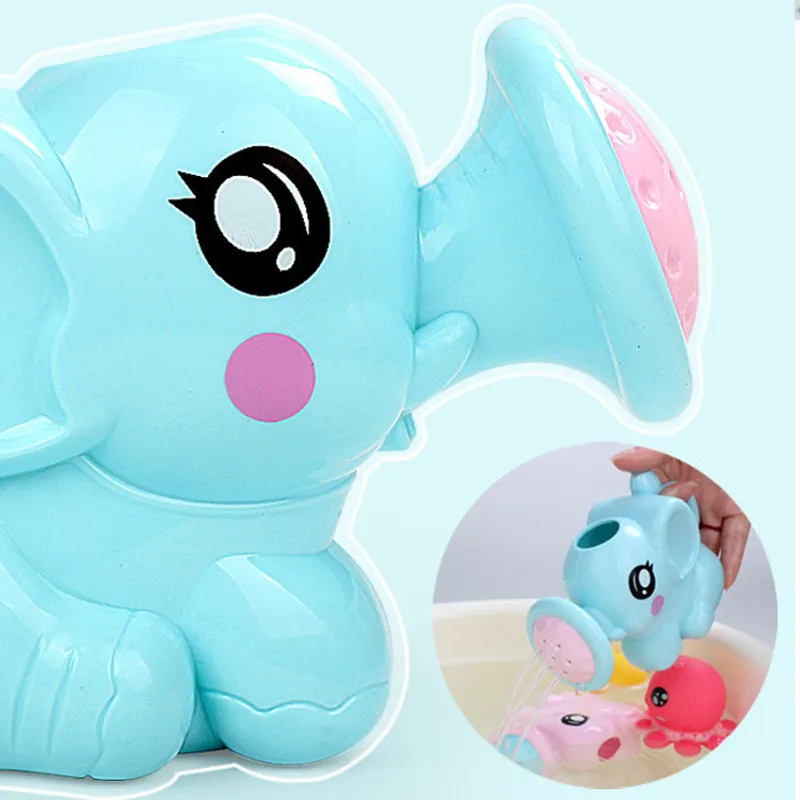 Produkt zabawki do kąpieli dla niemowląt urocze kreskówkowe plastikowe podlewanie słoni może prysznic do kąpieli zabawki osobiście interaktywne zabawki 220531