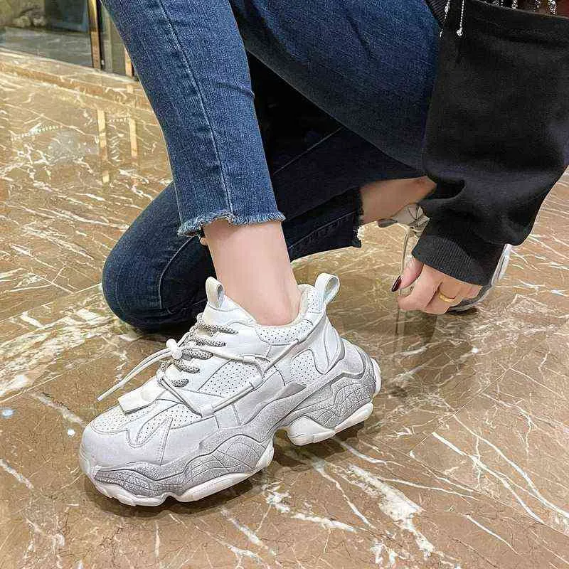 Märke kvinnors skor dubbel botten sneakers kvinnors non-halp slitsträckta vulkaniserade skor duk skor kil sneakers g220610