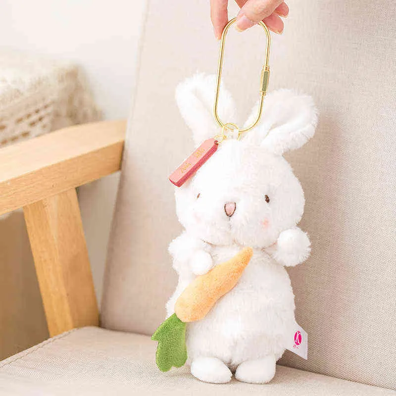 Kawaii Cute Rabbit Cuddle Stuffed Bunny Soft Dolls Baby Kids Sleep Sustaining Toys Girls Girlfriend Children Gift J220704