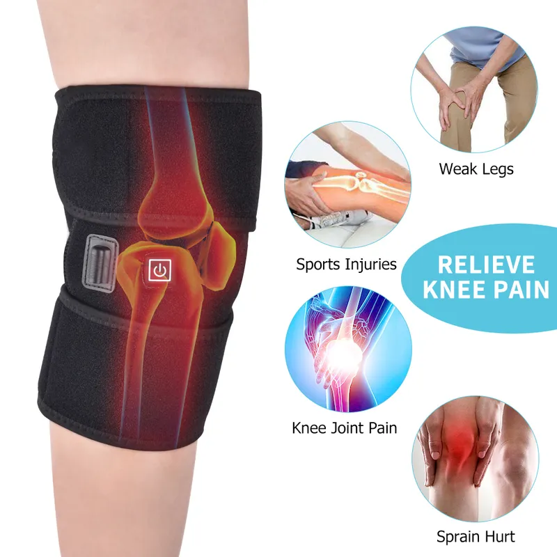 Masażer kolan ogrzewanie klamra wspierająca terapia okłada zapalenie stawów skurcze bólu uraz uraz rehabilitacji odzyskiwania 220812