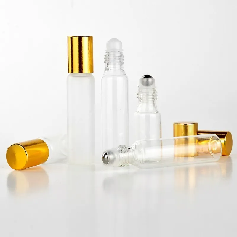 5 ml 10 ml bouteille de parfum rechargeable rouleau sur bouteilles pour huiles essentielles flacon vide parfum échantillon rouleau bouteille 220726