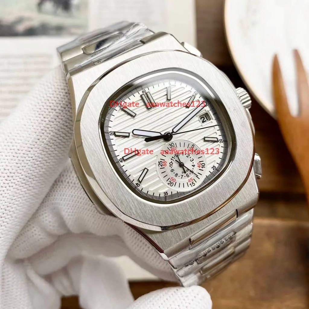 Original Men's Sports Elegant Automatic Mechanical Watch All Gold rostfritt stålarmband Design 2813 MOTION Make WaterPro3053
