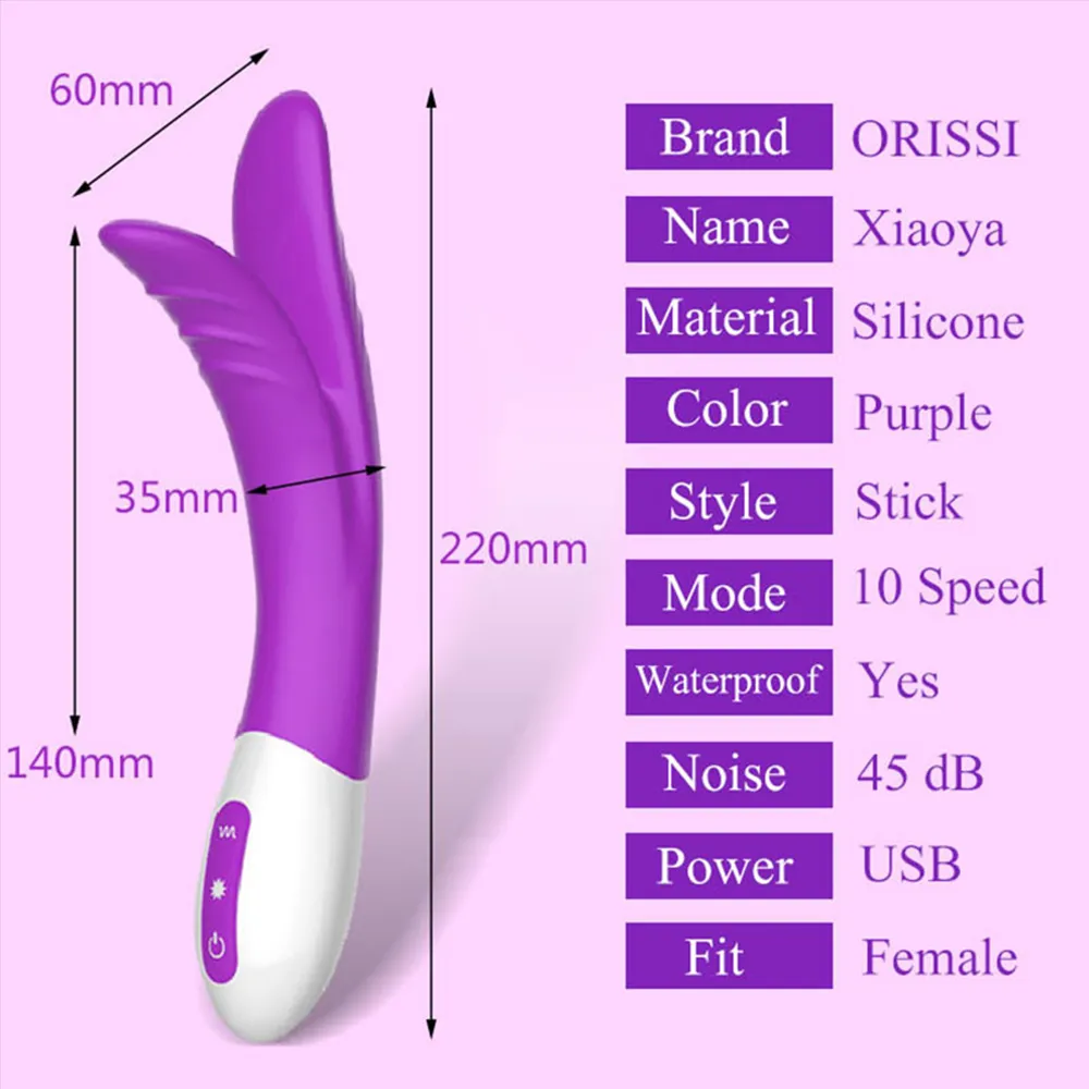 Vetiry Y Typ Rabbit Vibrator G Spot Masager 10 Prędkość seksowna zabawka silikonowe podwójne silniki wibratory dla kobiet produkty pary