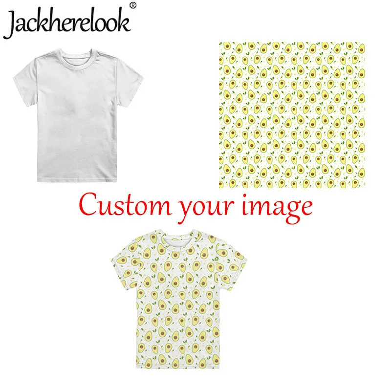 Jackherelook aangepast je afbeelding tekstpatroon chirdren s casual polyester shirts stijlvolle korte mouw t shirts voor jongens kinderen 220616