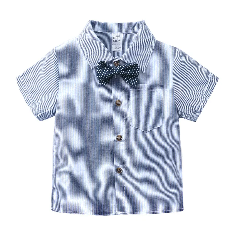 Toddler Baby Boy Clothing Set Gentleman Short Sleeve Shirt Suspender Shorts Outfits Newborn Boy Clothes Set
