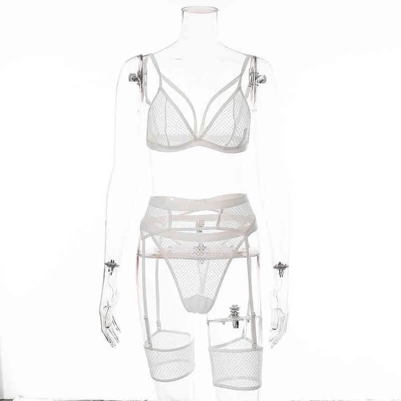 Nxy – sous-vêtements Sexy en dentelle européenne et américaine, costume trois pièces pour boîte de nuit, Lingerie érotique pour femmes, 220509