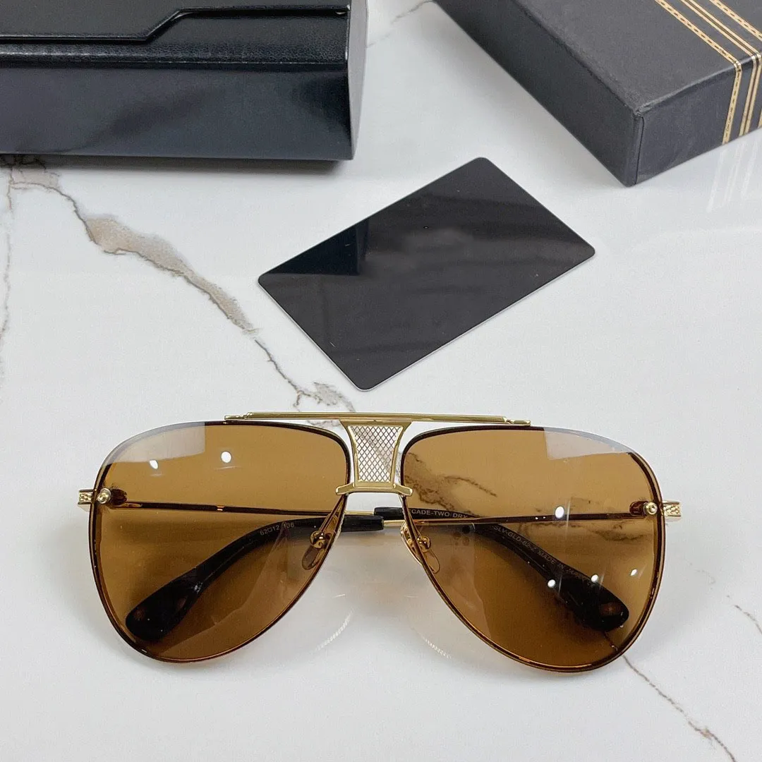 A Dita Decade Two Top Original Original High Quality Designer Sunglasses For Men Famous Fashionable Classic Retro Luxury Brand Eyeglass Fas299i