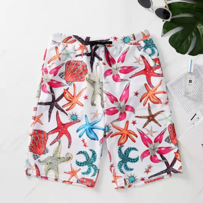 Luxusmarke Badebekleidung Männer Sternenfische Print Schwimmstüle für Herren Modedesigner Badeanzug Frauen Beach Board Schwimmshorts 220425