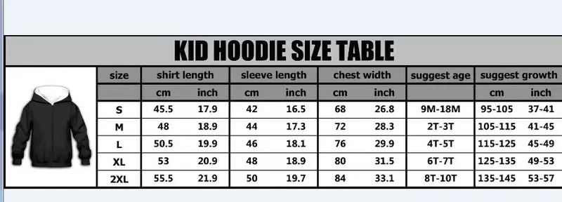 Enfants Enfants Taille DIY Personnalisé 3D Sur Imprimé Hoodies Pull Sweat Homme Femme Outwear Zipper Veste Survêtement 220704