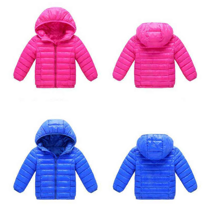 2022 kızlar aşağı ceket 2-12 yıl kızlar kızlar Snowsuit ceketler Sonbahar moda çocukları çocukları kapüşonlu aşağı dış giyim ceketleri j220718