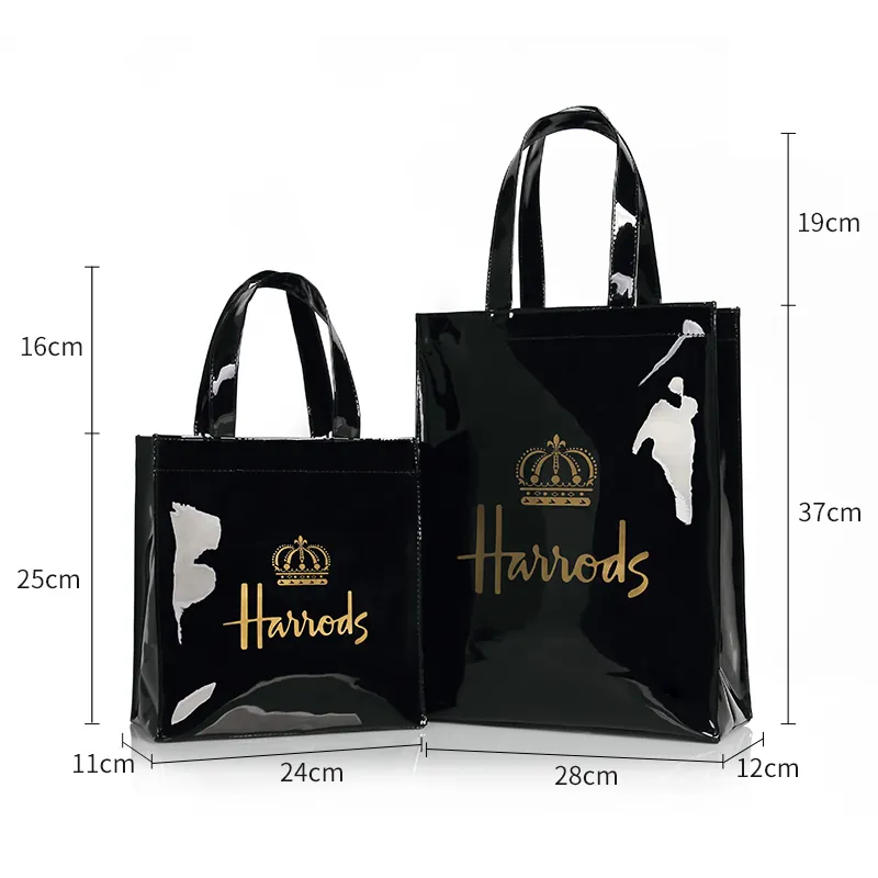 Princess Crown Print PVC محفظة التسوق القابلة لإعادة الاستخدام للنساء Eco الصيفية الصيفية حقائب اليد الشاطئية حقيبة عمل عرضية كبيرة 220720