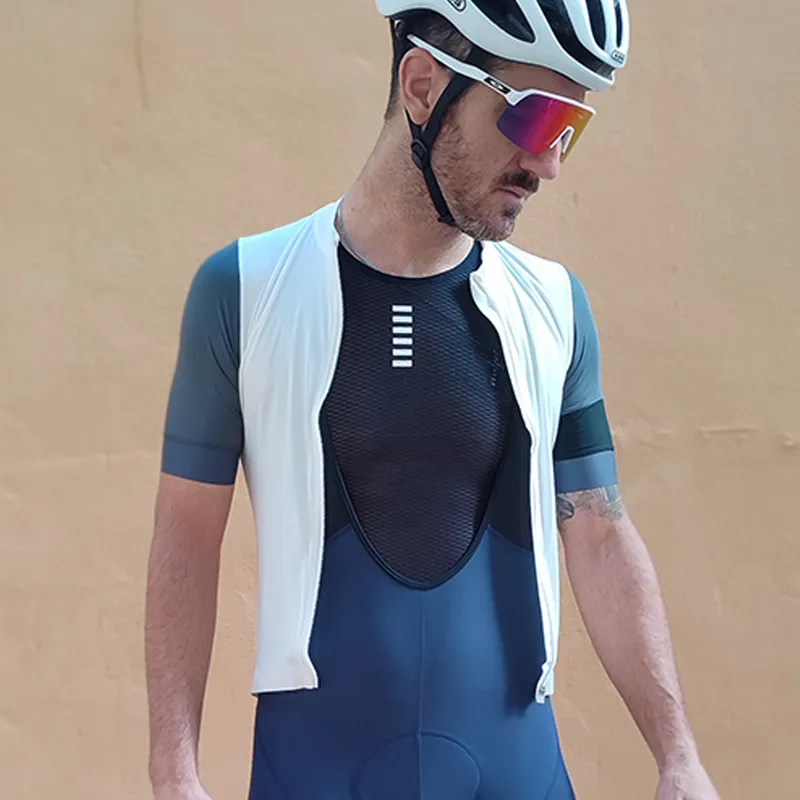 YKYWBIKE Mens Base Layer senza maniche Top Quick Dry Ciclismo Canotta Bike Gilet Compression Bicicletta Sport jersey i 220623