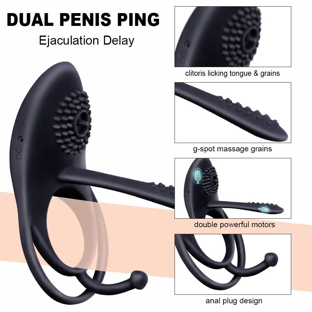 Cock vibrador anel controle remoto pênis s brinquedos sexy para casais masculino atraso ejaculação g-spot clitóris estimulador
