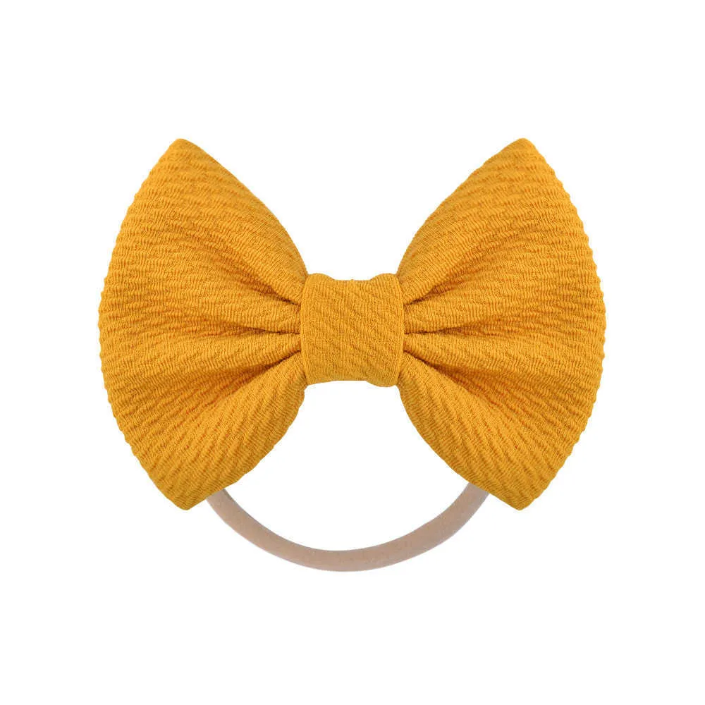 Medium Butterfly Infant Hair Ties For Kids Nylon Headband For Babies