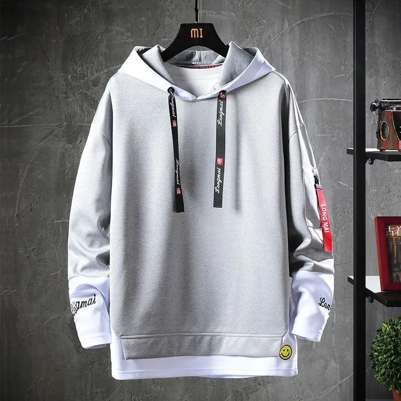 Spring Autumn Men's Hoodie Harajuku Fashion Korean Streetwear Sweatshirt Men Casual Men Clothing Trend Long Sleeve Hoodies Men 220816