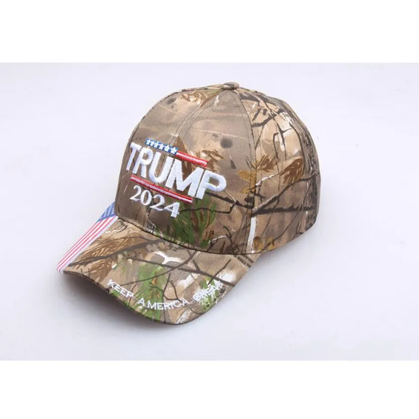 Donald Trump 2024 Chapeaux Camouflage Élection présidentielle américaine Casquettes de baseball Réglable Sports de plein air Camo Trump Party Hat BES121