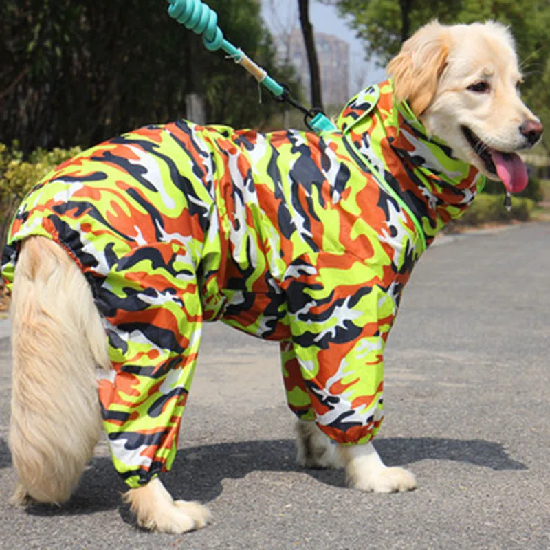 Huisdierhond regenjas buiten waterdichte kleding capuchon jumpsuit overalls voor kleine grote honden regen mantel Franse bulldog labrador 220510