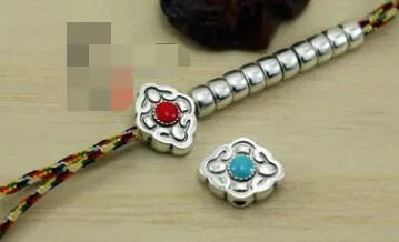 Тибетские серебряные масляные браслеты подвески