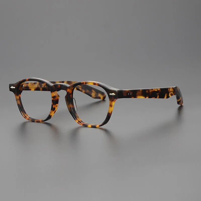 Lunettes de soleil de mode Cadres Jacqus Vintage Lunettes optiques pour hommes Série ZEPHIRIN Fabriqué à la main au Japon Tortue Acétate Myopie Eyegla237i