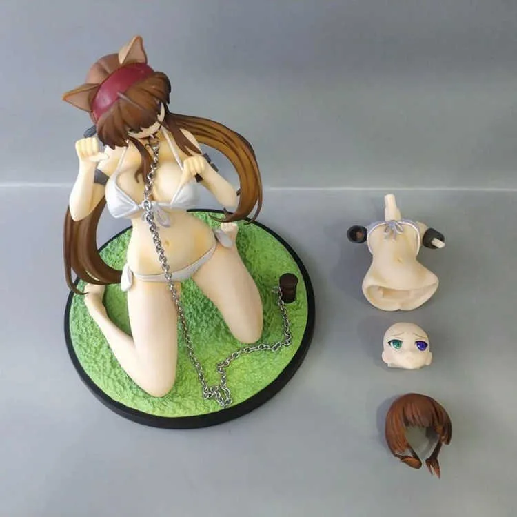 Giappone Anime Anime Girl Sexy Girl Senran Kagura Burst Ryou Pvc Action Toy Collection Adults Collection Model Bambola Sexy Girl Bamboli Gifts Q07224432569