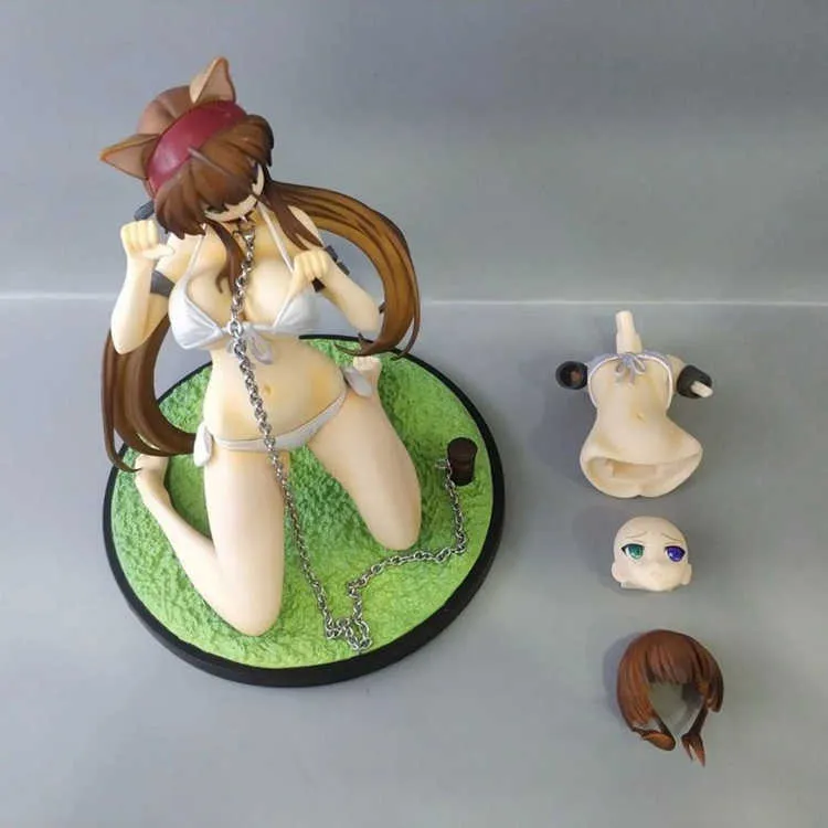 Japonia 18 cm Anime seksowna dziewczyna Senran Kagura Burst Ryou Pvc Action Toy Doross Collection Model Doll Toy Sexy Girl Doll Prezenty Q07228215104