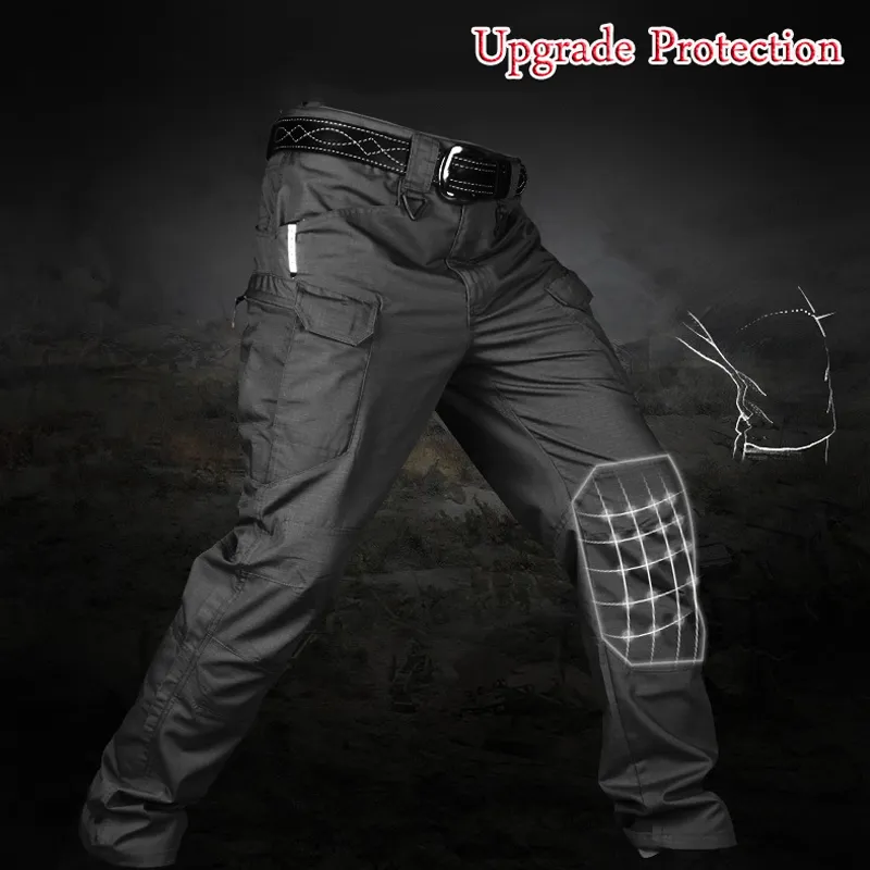 Military Tactical Pants Men Special Combat Trousers Multipocket Waterproof Wearresistant Casual Training Overalls 220812