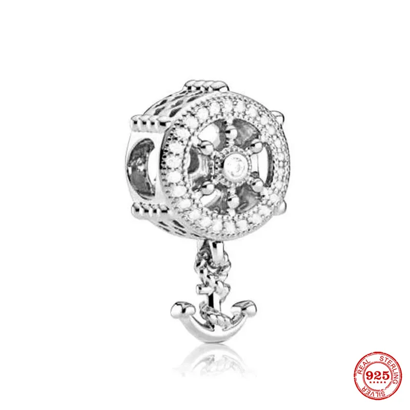 925 Silber Charm Perlen baumeln Schlüssel Haus Charm Paar Anhänger Buch Perle passen Pandora Charms Armband DIY Schmuck Zubehör