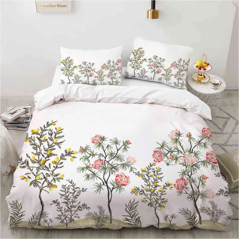 Luxury 3d Bedding Set Europe Queen King Double Duvet Cover Linen Comfortable Blanket/quilt Set Nordic Colour