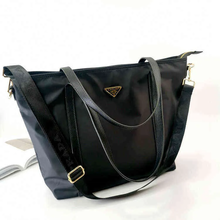 Handbag 2022 new tote bag versatile shoulder bag waterproof nylon large capacity messenger bag handbag