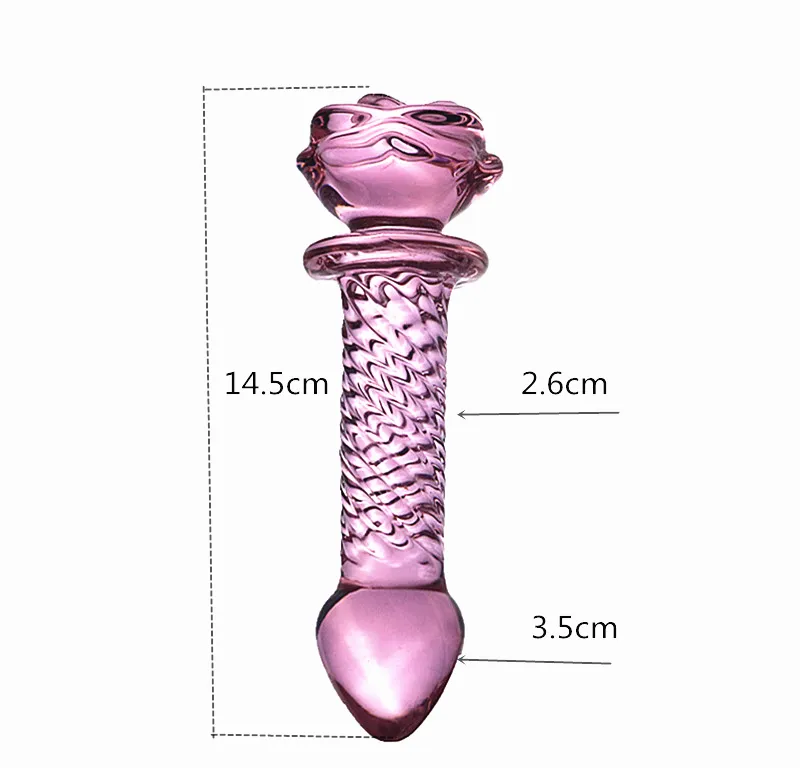 nieuwste 3 -stijl rode rose dilatador anale dildo kralen buttplug glas sexyo speelgoed buttplug sexy voor mannen speelgoed1778329