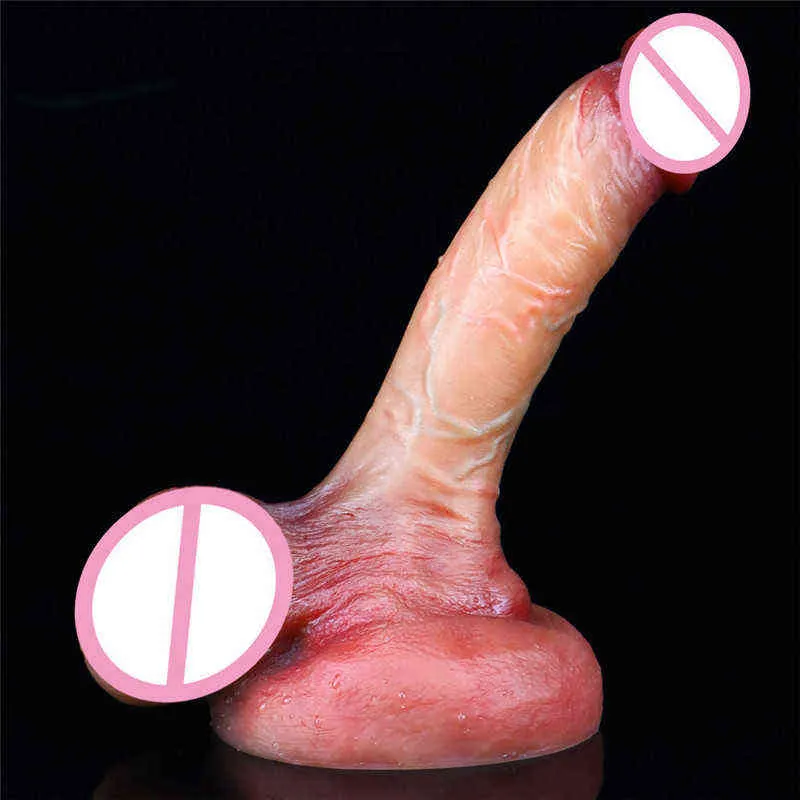 Nxy dildos dongs mjuk realistisk dildo kvinnlig onanator enorm penis med sug kopp sex leksaker för kvinna lesbisk stor kuk vuxen erotik 220511