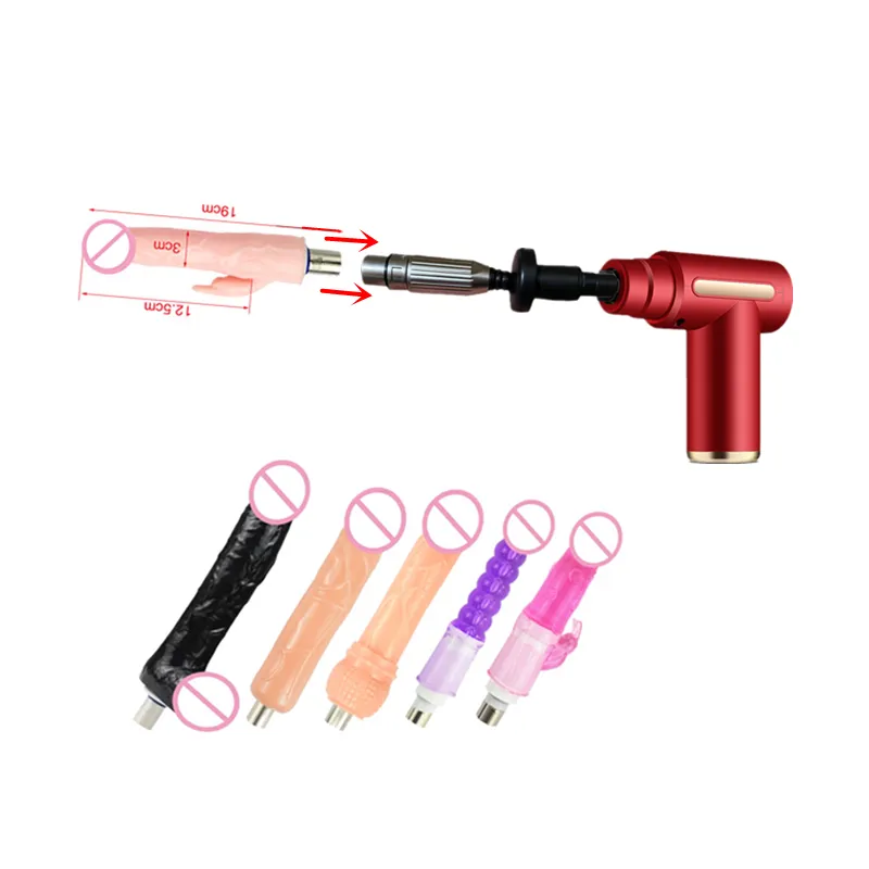 Universal Adaptador Mão Elétrica Broca Bits Sexy Machine Driver Massagem Fáscia Gun Dildo Penis Vibrador Brinquedos Para As Mulheres