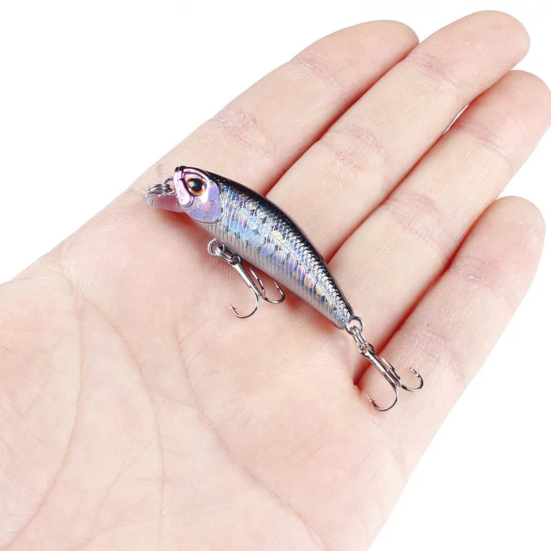 Mini Minnow Fishing Przynęty Wobblery 45 cm 35G Zatopienie sztuczna plastikowa przynęta Crankbait Jerkbait Pesca Bass Speak 220726