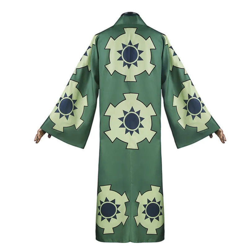Roronoa Zoro Cosplay Costume Kimono Robe Cloak Belt Full Suit for Men Woman 220812