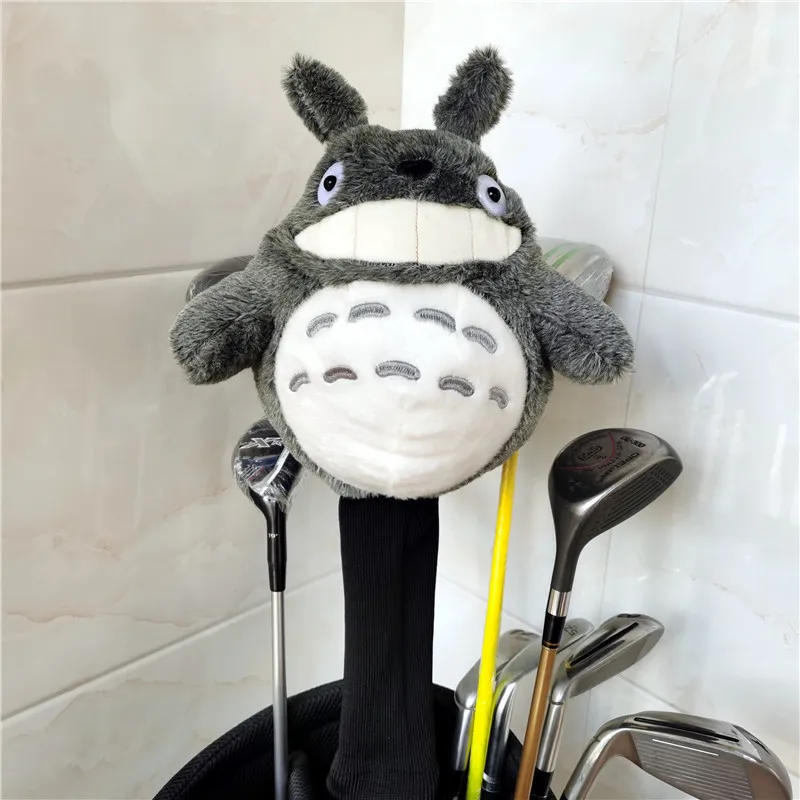 Plush Animal Golf Driver Headcover Golf Club 460cc Totoro Fairway Cover Dr Fw Cute Dift 2207222208423