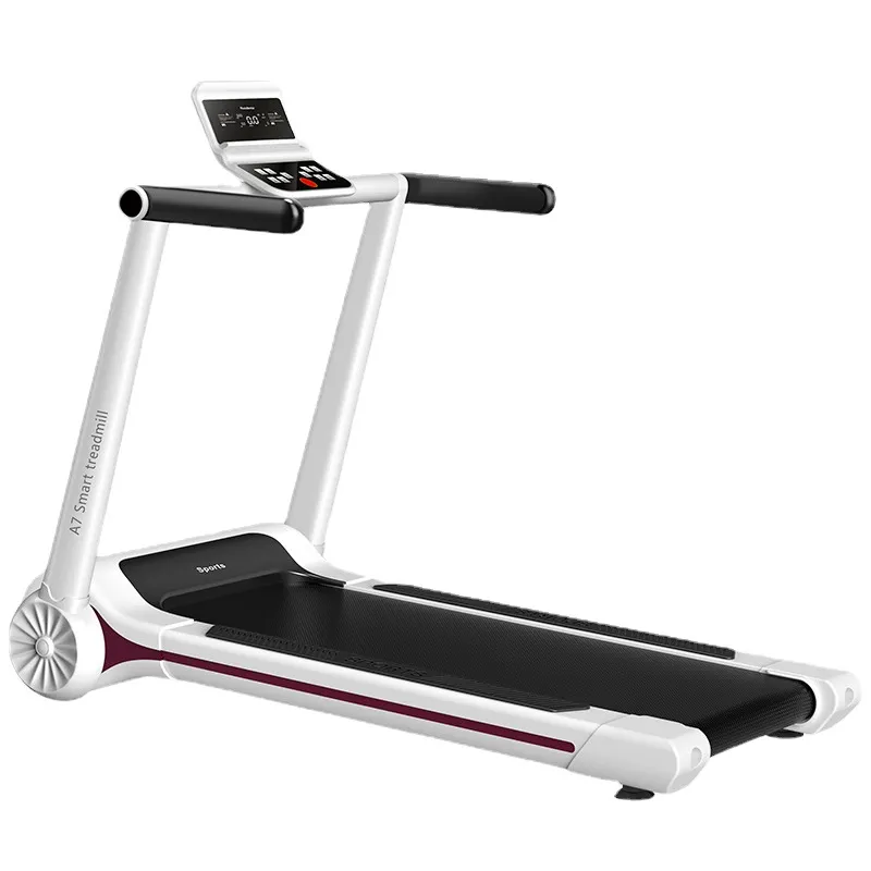 Treadmill Smart Home Foldable Bluetooth Fitness Equipment Double Roller Treadmill Electric Drive Force Three-speed Adjustment XB