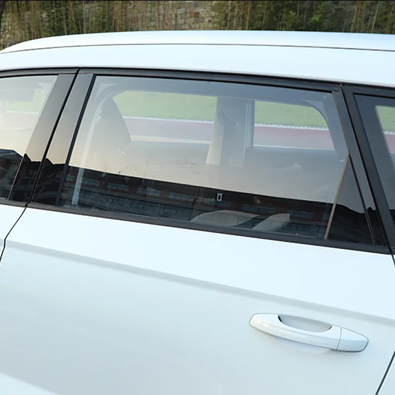 자동차 윈도우 센터 기둥 스티커 PVC 트림 방지 스크래치 필름 ATECA 2016- 외부 자동 액세서리.