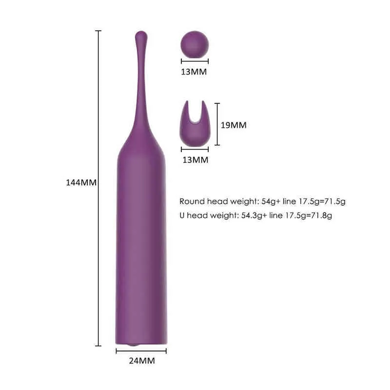 Wibratory Produkty dla dorosłych Ładowanie wibru wibrujące dla kobiet z wysokiej częstotliwości masaż fasoli miodowej AV Stick zalecany 220713