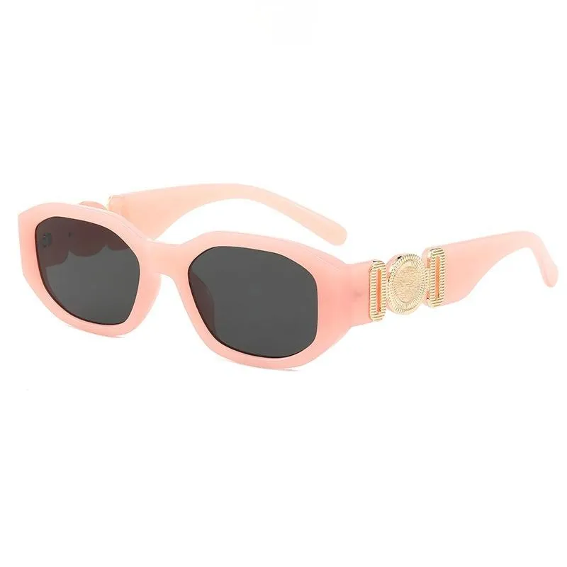 Sunglasses Fashion Luxury Women Personalized Metal Avatar Decorative Men Small Frame Sun Glasses UV400226l