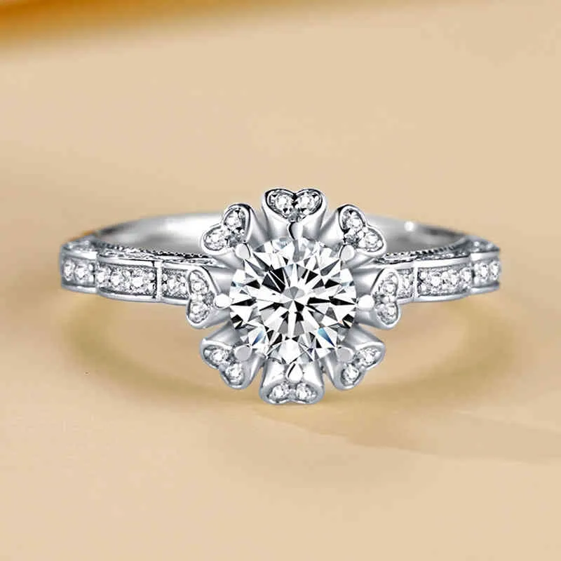 100% настоящий 18к белый золотой цвет натуральный моассанит Алмазная решетка для женщин Anillos de невидимые Установка кольца Ювелирные изделия