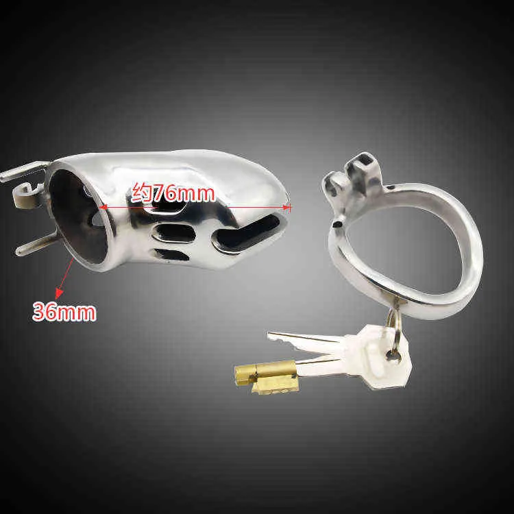 NXY Chastity Device Prisoner Bird 316l Stainless Steel Male Lock Alternative Toy with Pants Cb6000 0416
