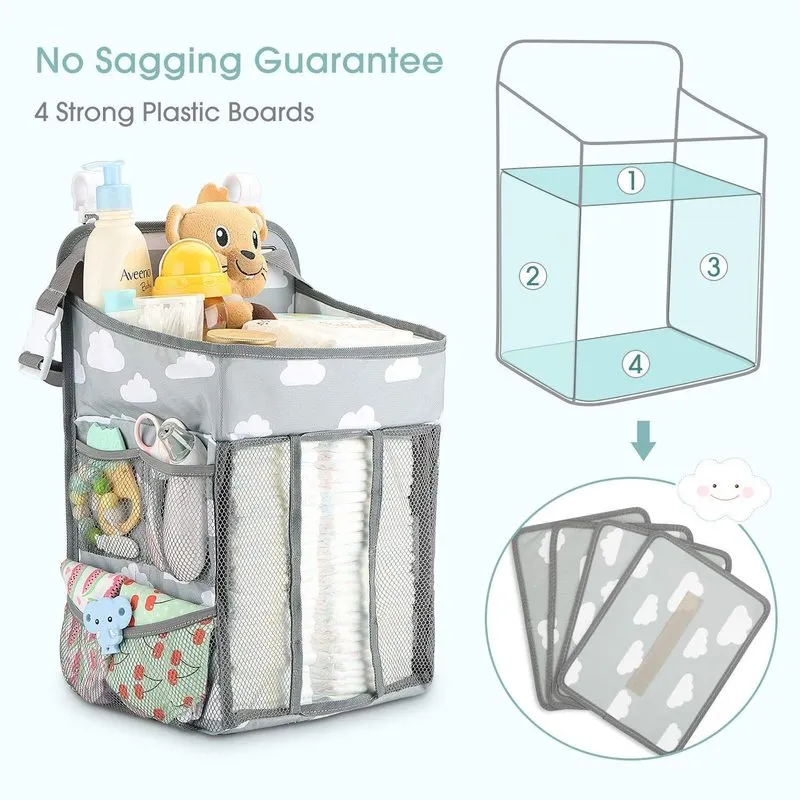 Lit bébé suspendu sac de rangement couche couche organisateur lit lit organisateur sac infantile Essentials Diaper Caddy enfants berceau ensembles de literie 220531