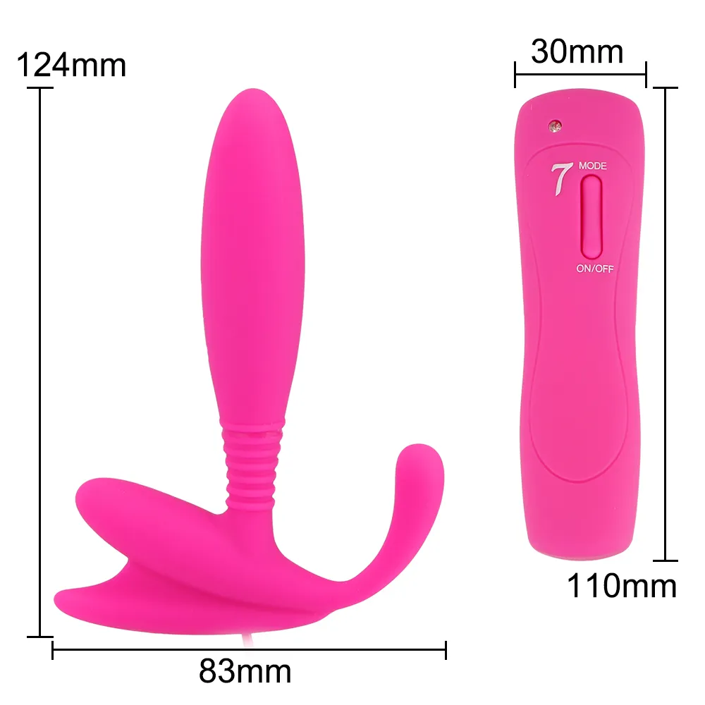 Remote Contorl 7 Frequentie Mannelijke Prostaat Massager sexy Speelgoed voor Man Butt Plug Anale Vibrator Clitoris Stimulator