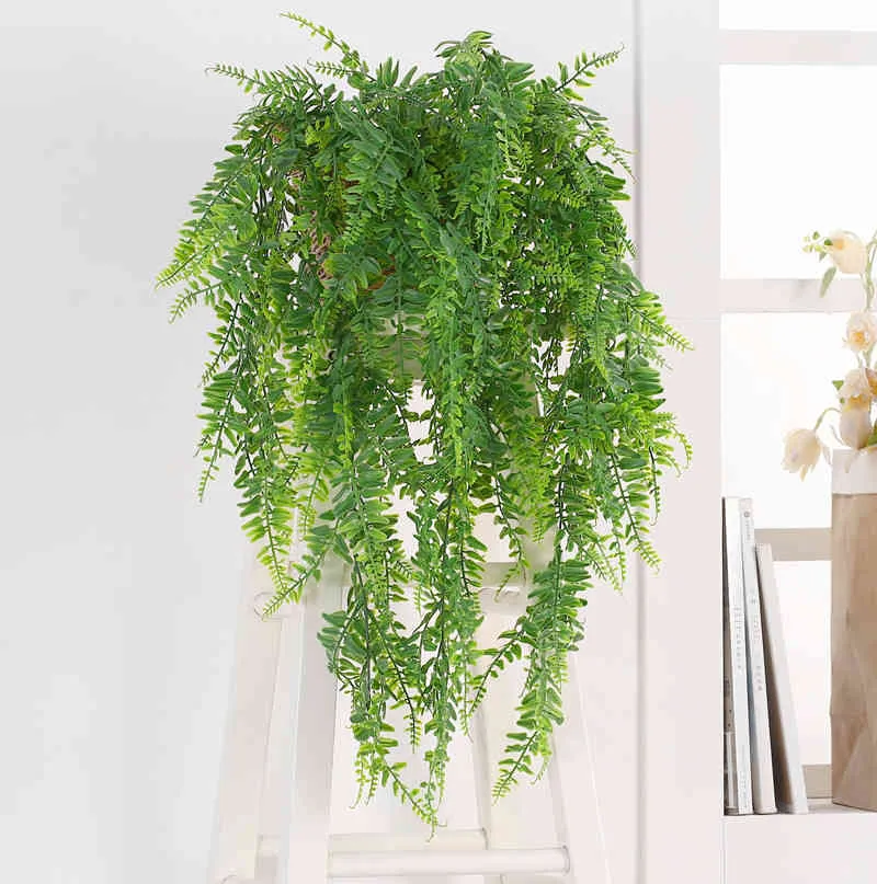 1 pz 80 cm Verde Vite Seta Artificiale Appeso Foglia Ghirlanda Piante Foglie Fai Da Te la Casa Festa di Nozze Bagno Decorazione del Giardino