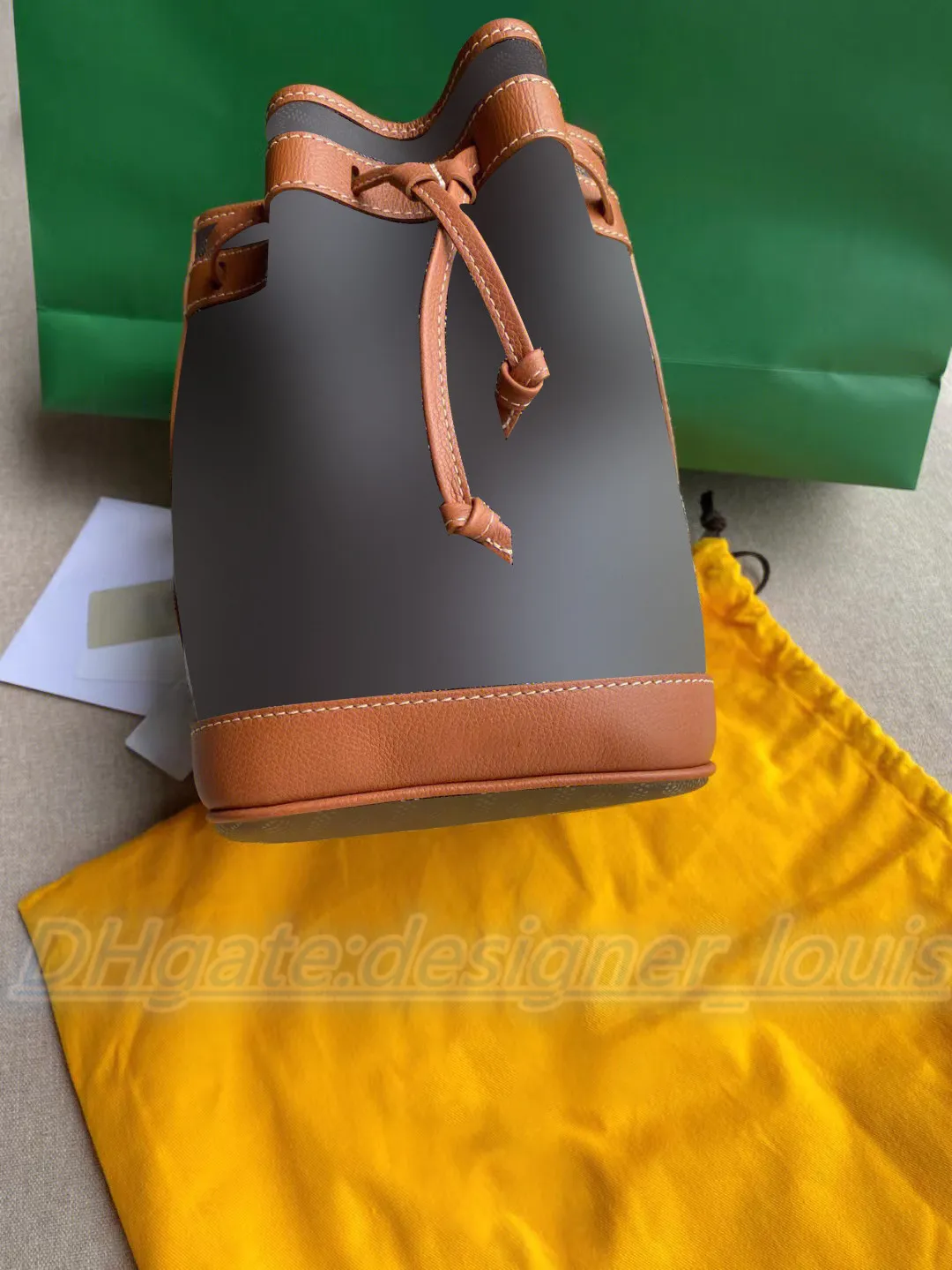 Sac à main classique de luxe avec cordon de serrage, sac à main de styliste, célèbre pochette, sacs à bandoulière en cuir, fourre-tout, 2558