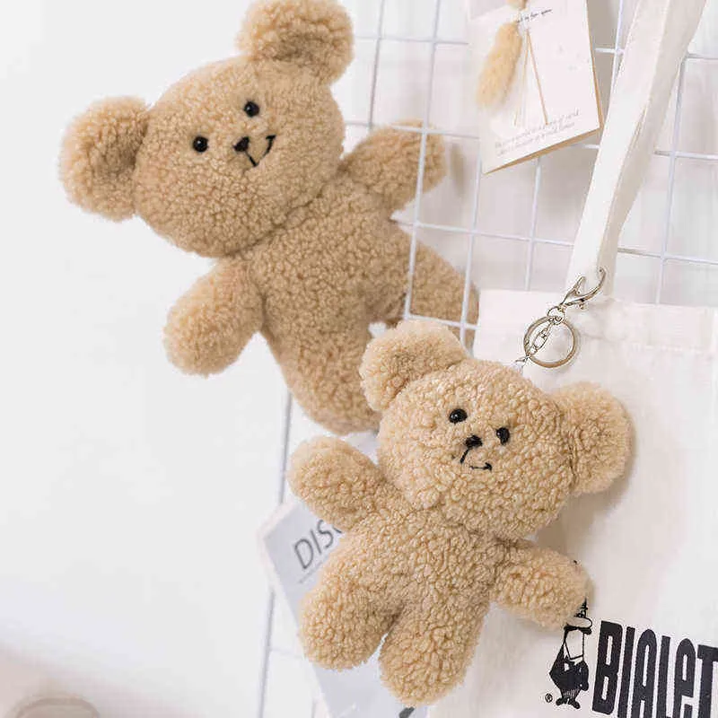 Pc Cm Belle Ours En Peluche En Peluche Jouets Kawaii Maigre Bouche Pendentif En Peluche Doux Poupées De Bande Dessinée Cadeau D'anniversaire Pour Bébé J220704