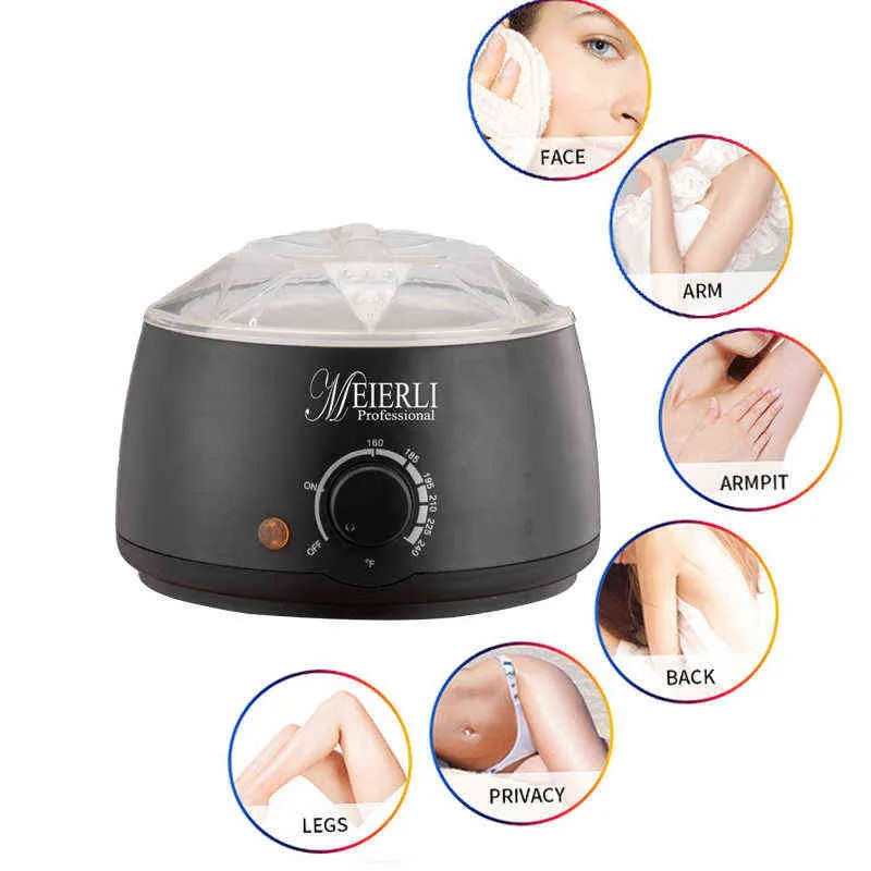 NXY Epilator Wax Heater Machine Hair Removal for 500cc Pot Temperature Control Underarm Depilatory Skin Care Warmer Tool 0418